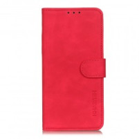 Луксозен кожен калъф тефтер стойка и клипс FLEXI за Huawei Nova 9 SE червен 